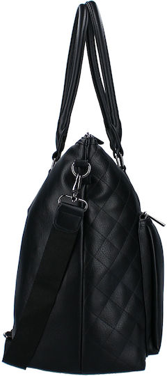 Kidzroom Shoulder/Hand Diaper Bag Care in Your Dreams Black 53x19x35cm.
