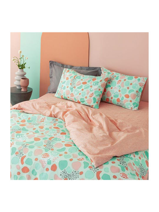 Palamaiki Sheet Sets Queen 240x260cm. FL6186 Green 4pcs
