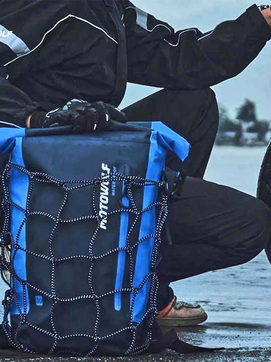 Motowolf Rucsac pentru spate pentru călărie MDL0714 Albastru 30lt