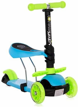 Lorelli Kinderroller Klappbar Smart Plus 3-Rad mit Sitz für 3+ Jahre Grün
