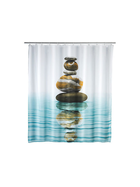 Wenko Meditation Shower Curtain 180x200cm White