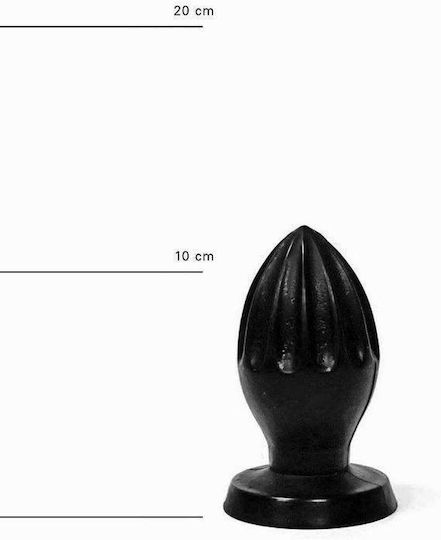 All Black Plug Πρωκτική Σφήνα Black 12cm