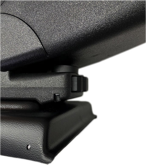 Cik Car Leather Armrest for Seat Leon Black