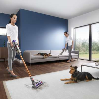 Dyson Cyclone V10 Absolute Επαναφορτιζόμενη Σκούπα 2 σε 1 Stick & Χειρός 25.2V Πορτοκαλί
