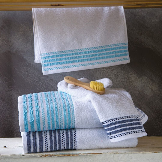 SB Home Facecloth Romina 50x90cm Navy Weight 500gr/m²
