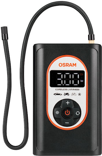 Osram Τρόμπα Αυτοκινήτου Tyreinflate 4000 Επαναφορτιζόμενη με Μπαταρία 12V