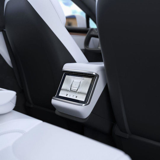 Spigen Glas.tr Slim Tesla Model S & X Protector Ecran Sistem Audio Auto Protecție ecran pentru mașină Tesla Model X 2022 / Model S 2021