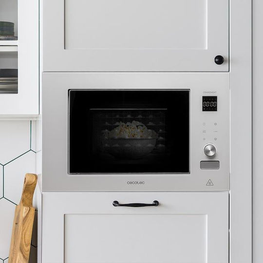 Cecotec GrandHeat 2090 Built-in Microwave Oven with Grill 21lt White