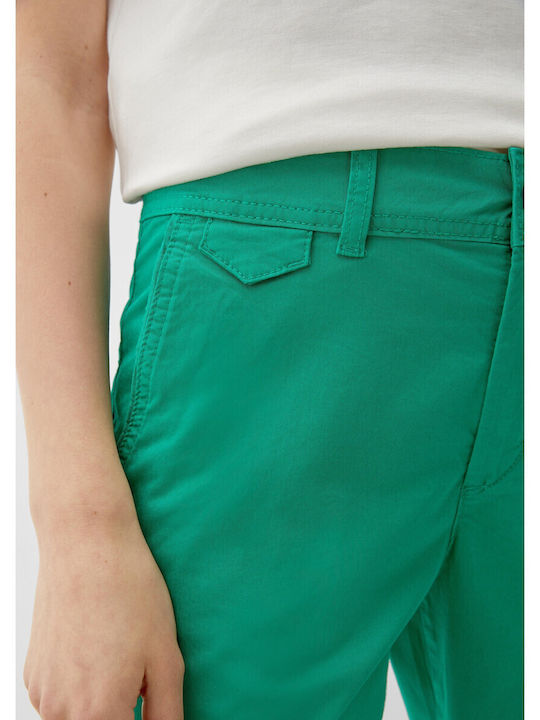 Red Label Women's Chino Trousers Regular Fit Green