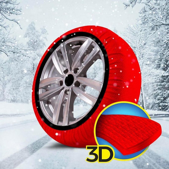 Dust Anti-slip Snow Socks Medium Passenger Car 2pcs