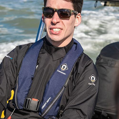 Crewsaver Crewfit Sport Automatisch Rettungsweste Taillengürtel Erwachsene 165N Blau