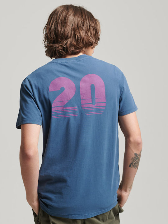 Superdry Vintage Terrain Classic Тениска Син