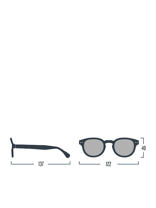 Izipizi Square Kids Sunglasses Black For 5-10 Years