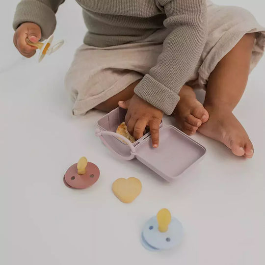 Bibs Pacifier Case Made of Pink Plastic