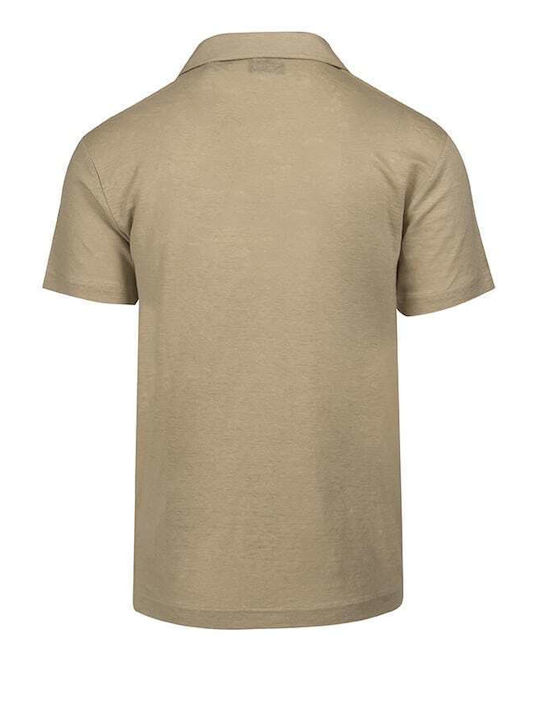 Gant Herren Kurzarmshirt Polo Beige