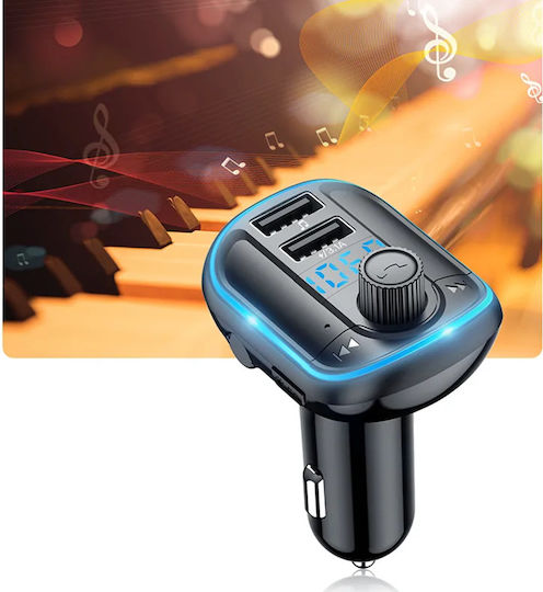 Yesido FM Transmitter Αυτοκινήτου Y44 με Bluetooth / USB