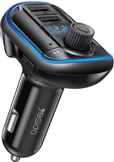 Yesido FM Transmitter Αυτοκινήτου Y44 με Bluetooth / USB