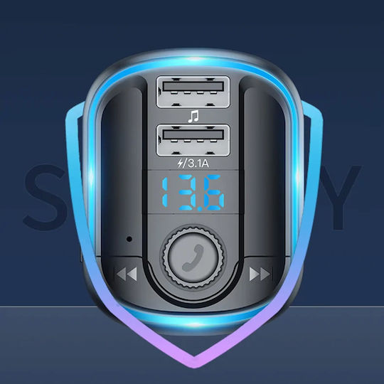 Yesido FM Transmitter Αυτοκινήτου Y44 με Bluetooth / USB