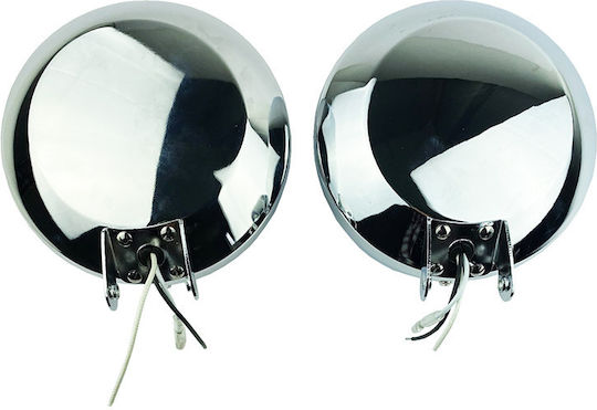 DLAA LA-1515 Round Headlights Car Universal 12V 55W with White Lighting 2pcs
