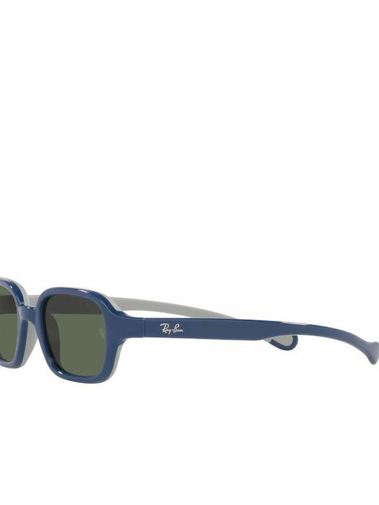 Ray Ban Квадратни Детски Слънчеви Очила Сини За 3-5 Години