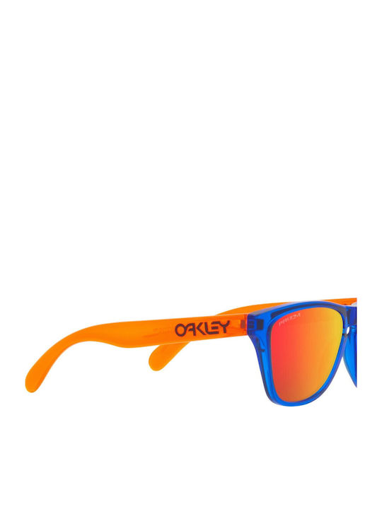 Oakley Frogskins Square Kids Sunglasses With Polarized Blue Lens
