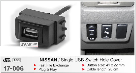 CARAV Industries Inc. Adaptor Auto USB pentru Nissan