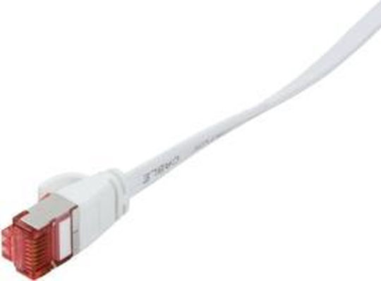 LogiLink Flat U/FTP (STP) Cat.6a Ethernet Network Cable 5m White 6pcs