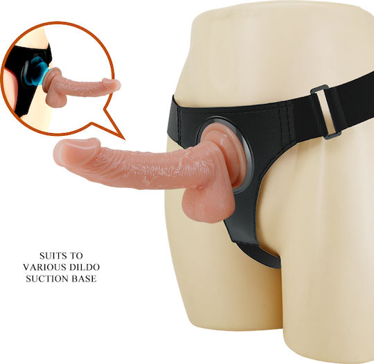 Pretty Love Kevin Harness με Dildo 19cm στο χρώμα του δέρματος