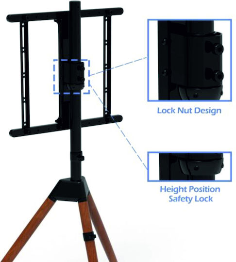 Opticum Artissimo Βάση Τηλεόρασης Δαπέδου έως 60" και 35kg