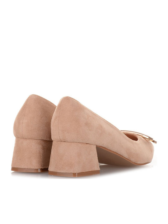 F110N Pantofi cu toc Kaki