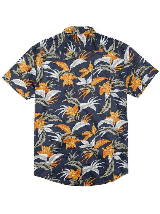 Losan Men's Shirt Short Sleeve Floral Multicolour