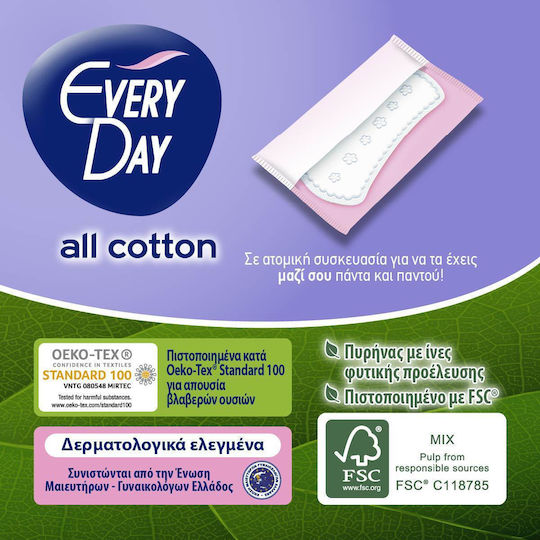 Every Day All Cotton Normal Σερβιετάκια 40τμχ & 20τμχ