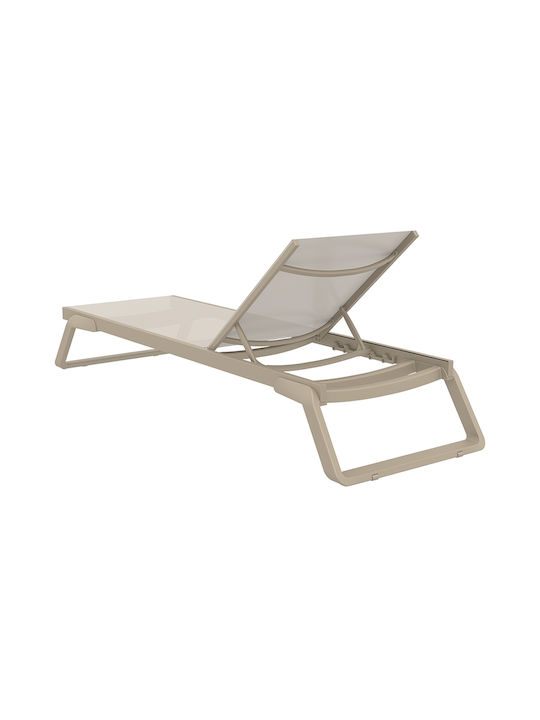 Ξαπλώστρα Αλουμινίου Tropic Taupe 210x72x31εκ.