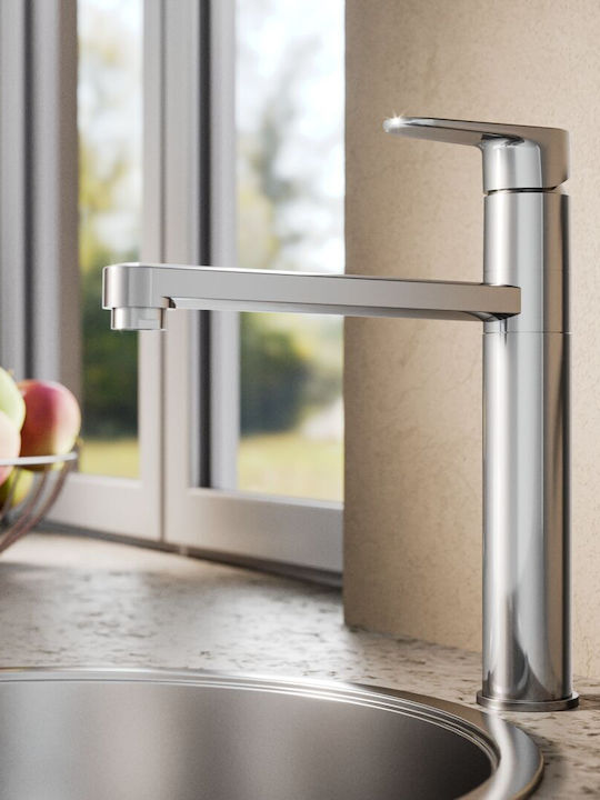 Ideal Standard Cerafine Kitchen Faucet Counter Inox Silver