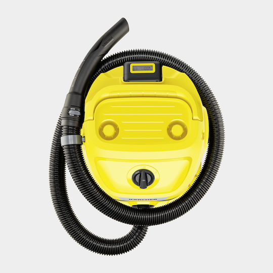 Karcher WD 2-18 Rechargeable Vacuum Wet / Dry Without Charger and Battery with Plastic Bin 12lt