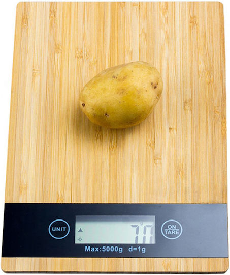 5Five 07-135295 Digital Kitchen Scale Up To 5kg Beige