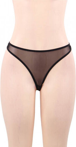 CyprusLoveShop Sexy Σετ με Ρόμπα Unwrap Me Mesh Kimono with String Κόκκινο