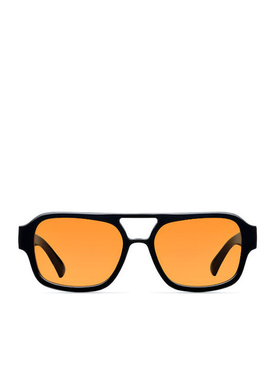 Meller Shipo Unisex Sunglasses with Plastic Frame Black Orange SP-TUTORANGE