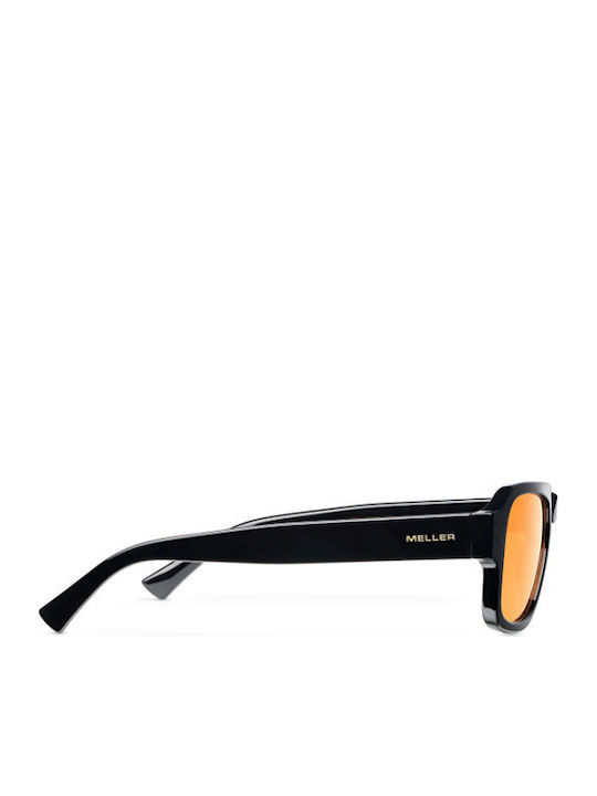 Meller Shipo Unisex Sunglasses with Plastic Frame Black Orange SP-TUTORANGE