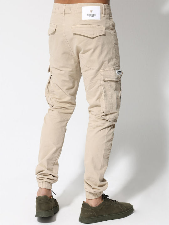 Tresor Herrenhose Cargo Beige