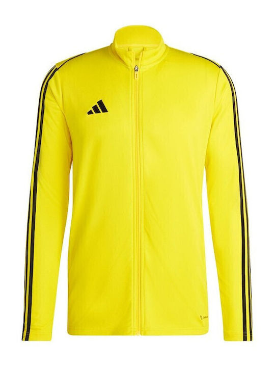 Tiro 23 League Ανδρική Ζακέτα Fleece Κίτρινη