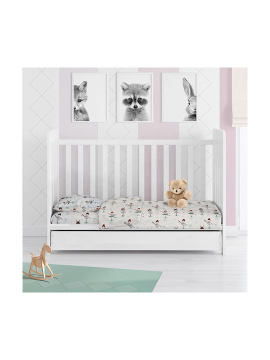 Dimcol Baby Duvet Cover Ballerina 166 Green 120x160cm