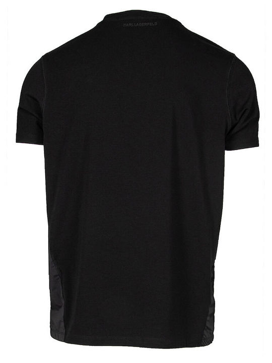 Karl Lagerfeld Men's Short Sleeve T-shirt Black