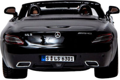 Bburago Αυτοκινητάκι 1:32 Μαύρο Mercedes-Benz SLS AMG Roadster για 3+ Ετών