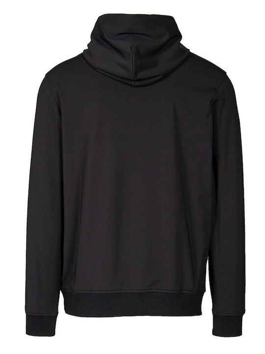 Karl Lagerfeld Men's Sweatshirt with Hood and Pockets Black