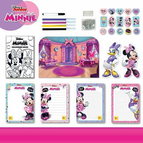 Lisciani Giochi Malerei Minnie Backpack Coloring & Drawing Kit für Kinder 4+ Jahre+ Jahre