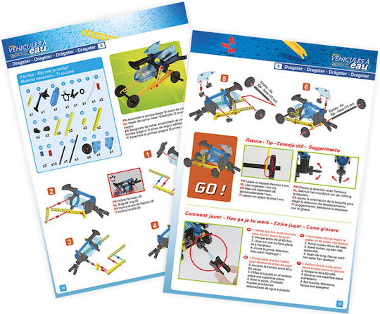 Buki Mini Water Vehicles STEM Joc Educațional Mecanic pentru 8+ ani Ani