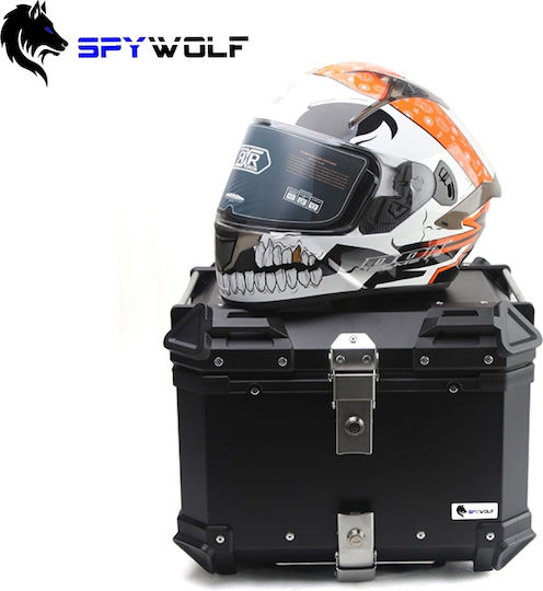 Spywolf SpyWolf Space-S Черен Алуминиев Мотоциклетен Куфар 45л