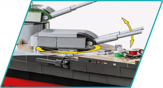 Cobi Building Blocks Battleship Tirpitz for 10+ Years 2810 Pieces