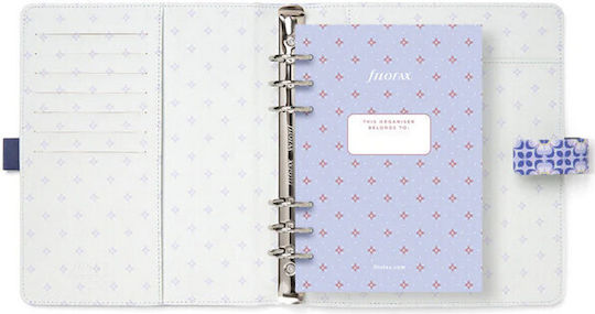 Filofax Mediterranean Weekly Organizer Blue 21.7x23.3cm